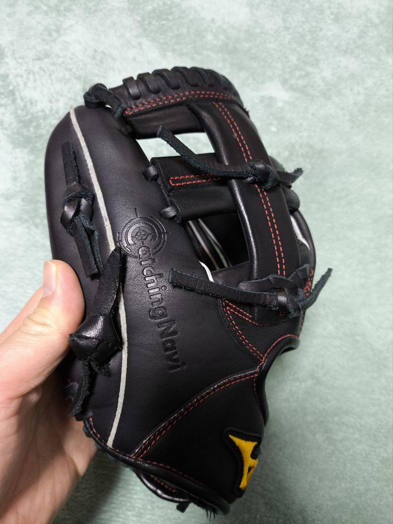 ミズノ（MIZUNO）（キッズ）少年軟式用グローブ キャッチングナビ（左利き用）