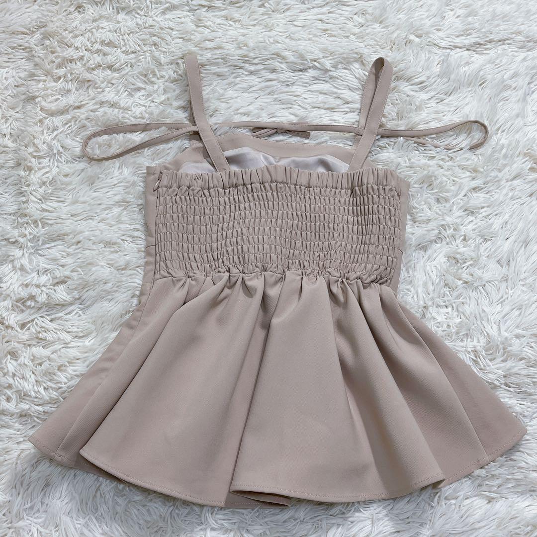 MISTREASS Balletcore Peplum Camisole ピンク MISTREASS Balletcore Peplum Camisole ピンク
