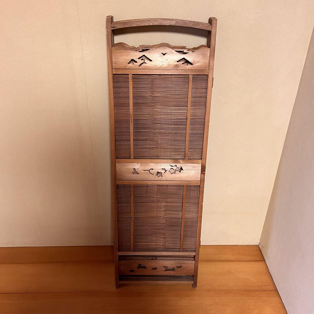 ☆残り１点☆ 木製パーテーション アンティーク　昭和レトロ