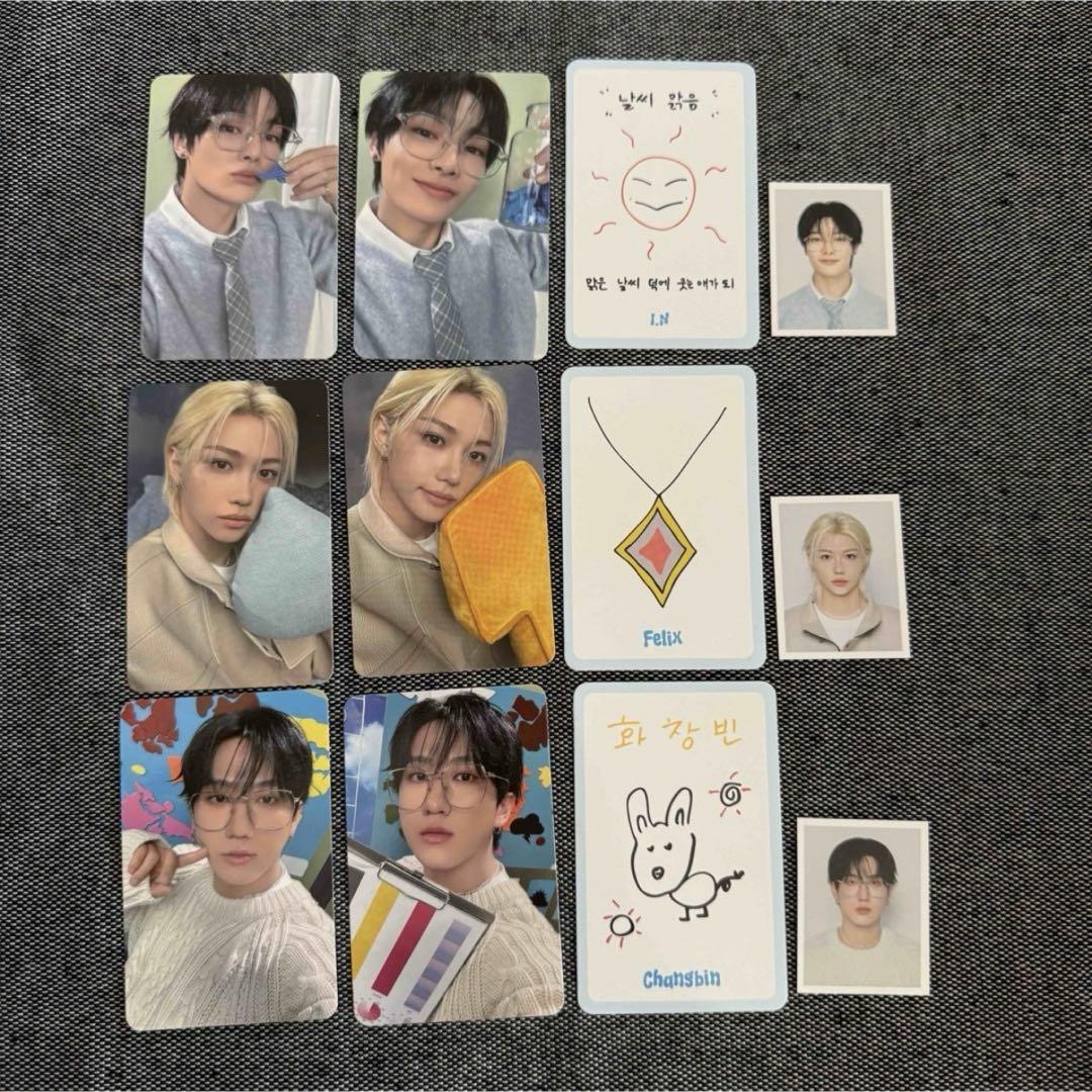 straykids 5期 アイエン フィリックス チャンビン トレカ id