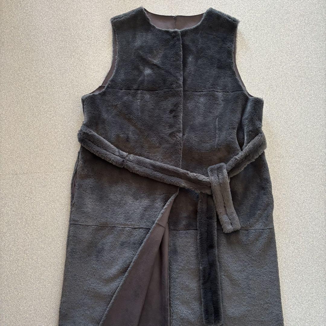 完売品AMERI MANY WAY USEFUL BOA COAT ジレのみ