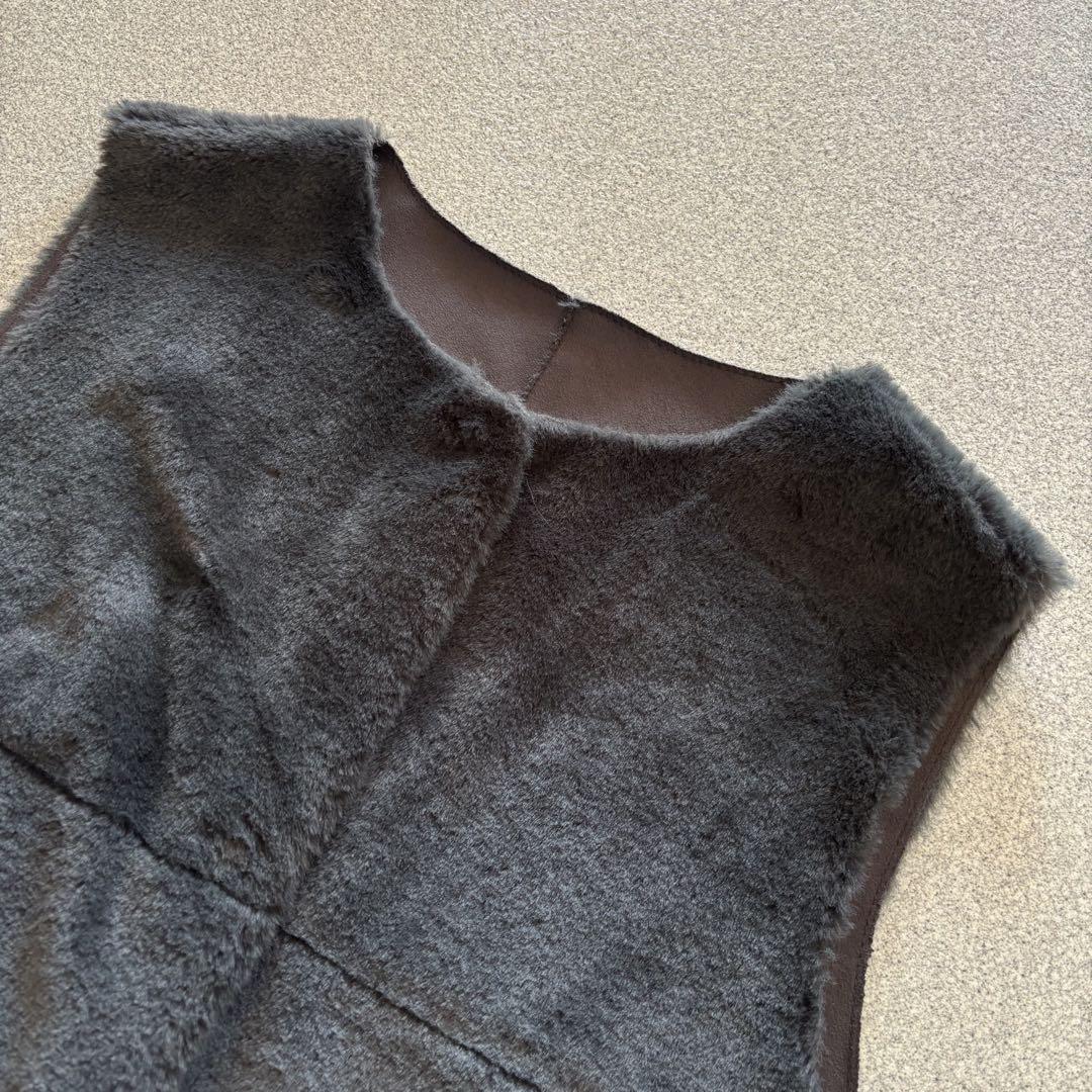 完売品AMERI MANY WAY USEFUL BOA COAT ジレのみ