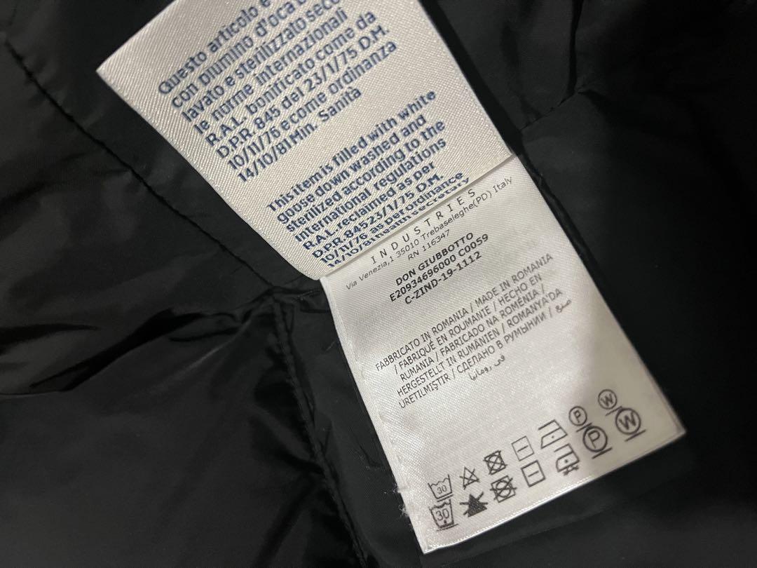 【未使用級】MONCLER 2019年新作DONダウンジャケットブラック S 画像8