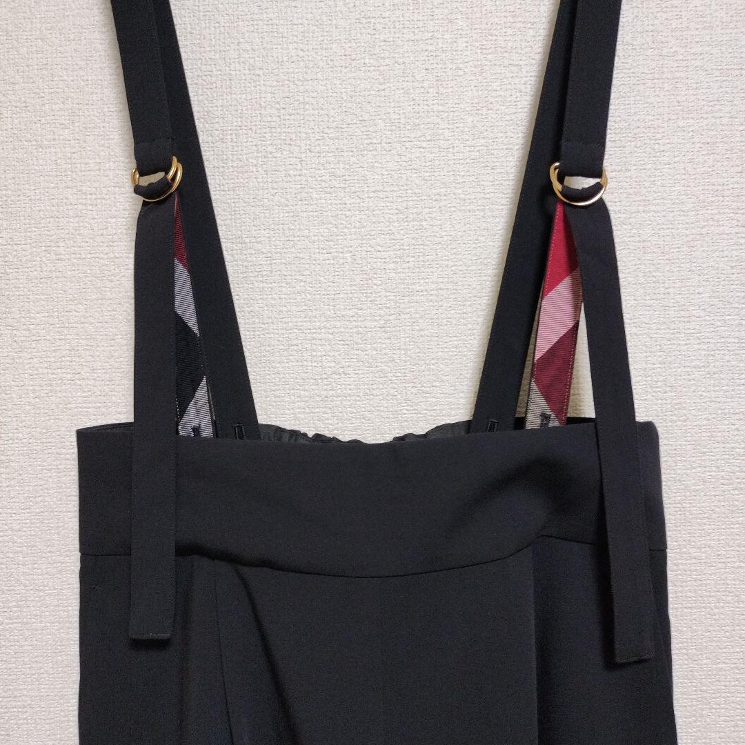 サロペット ワイドパンツ