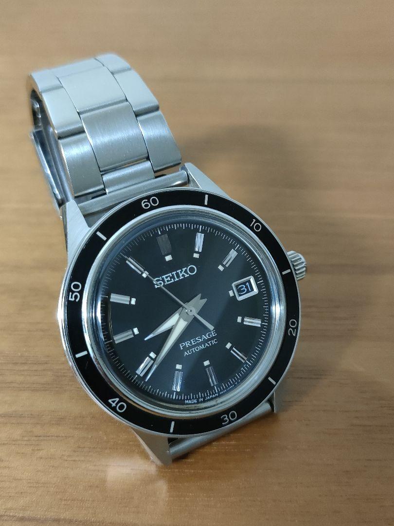 SEIKO 腕時計 プレザージュ SARY197 メンズ ブラック 自動巻