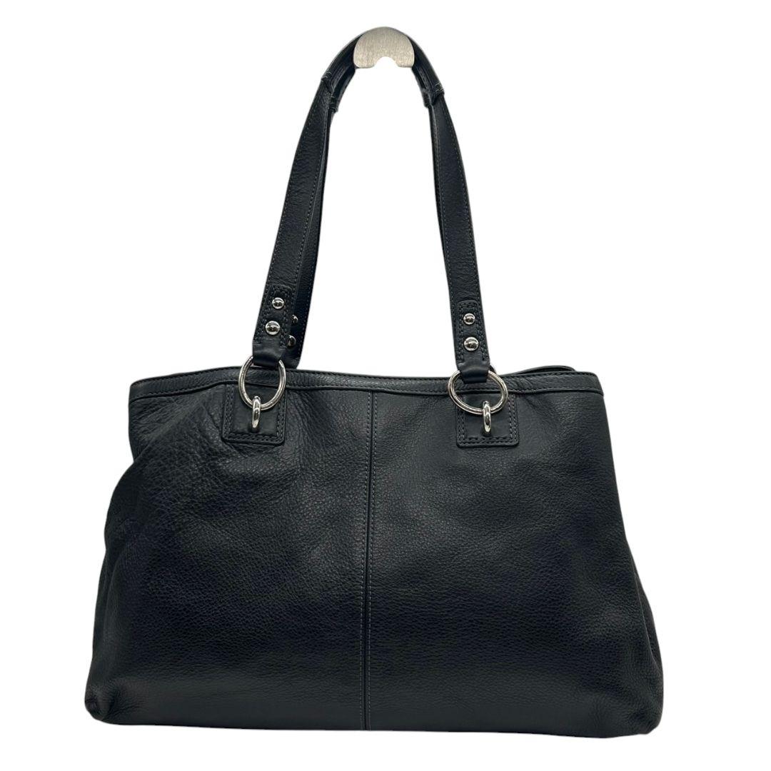coach コーチ　ハンドバッグ　s9　黒　オールレザー　ブラック　ターンロック