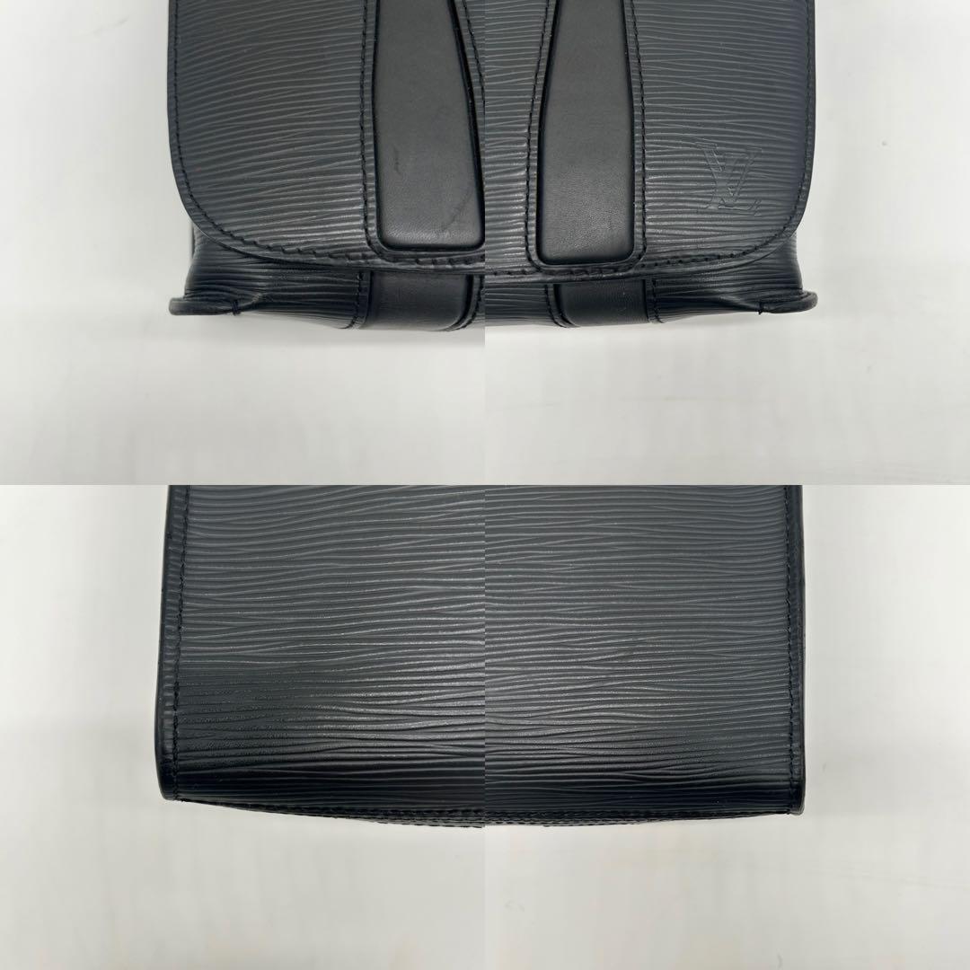【美品】ルイヴィトン エピ ハリントンPM ショルダーバッグ レザー ノワール