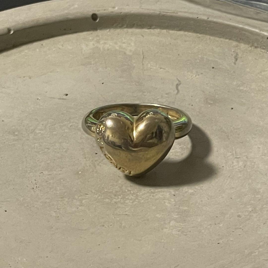 ビンテージ BVLGARI ハート型リング