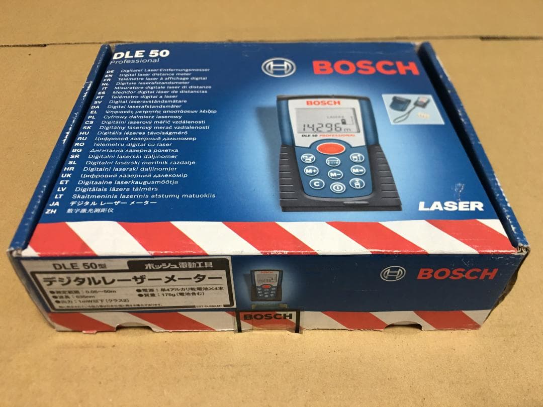 【未使用】BOSCH（ボッシュ）レーザー距離計 DLE50