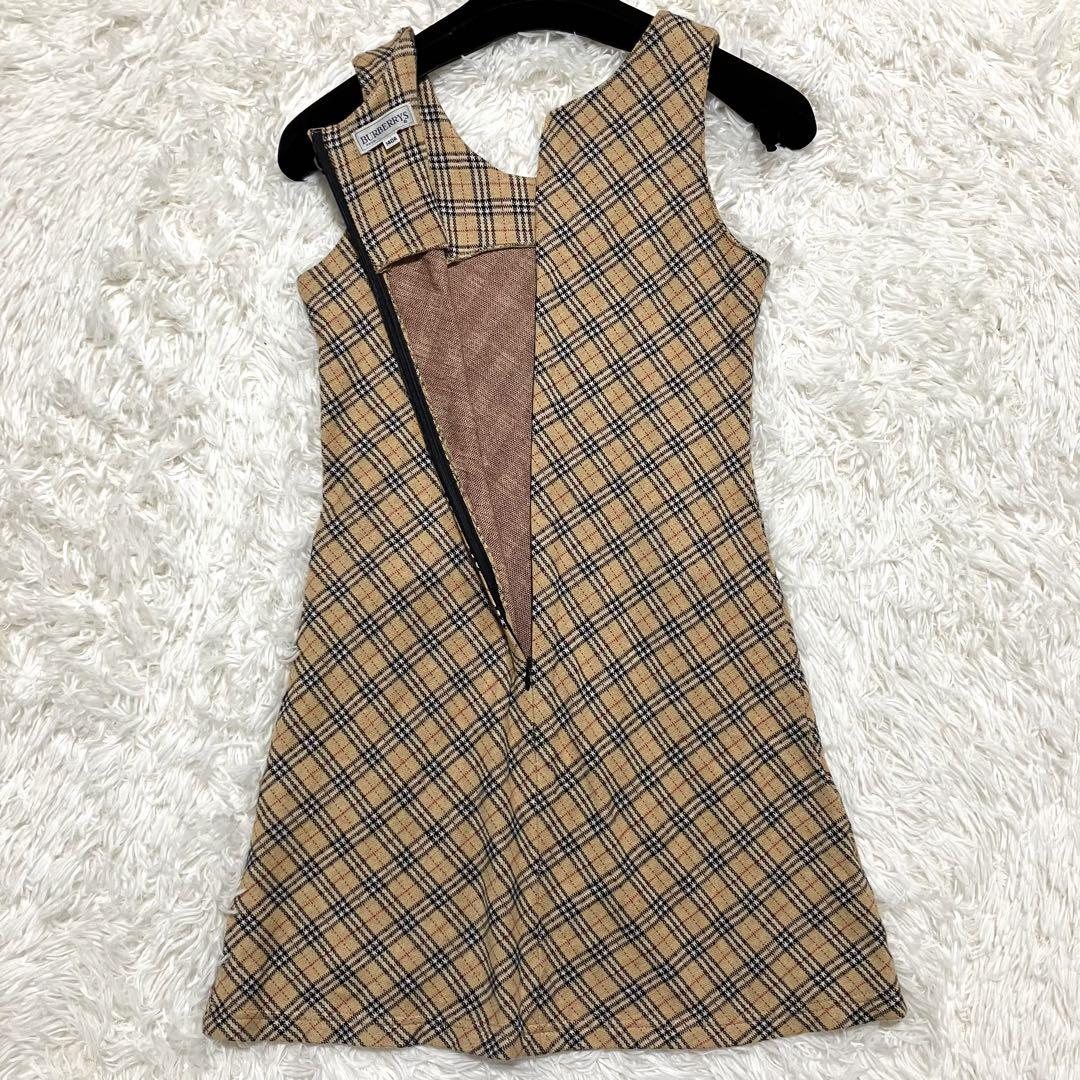 ✨美品✨バーバリーズ　セットアップ　ノバチェック　ノースリーブ　140cm