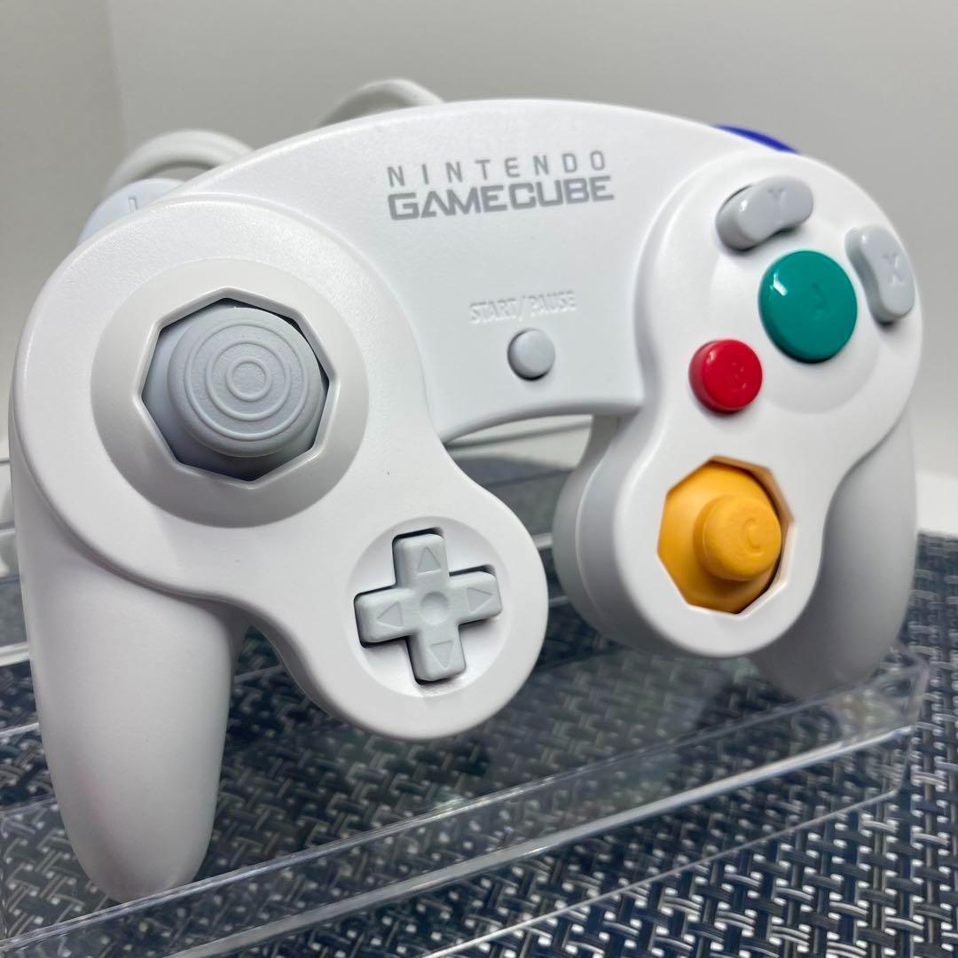 【フルメンテナンス】GC ゲームキューブコントローラー 白色 ホワイト f