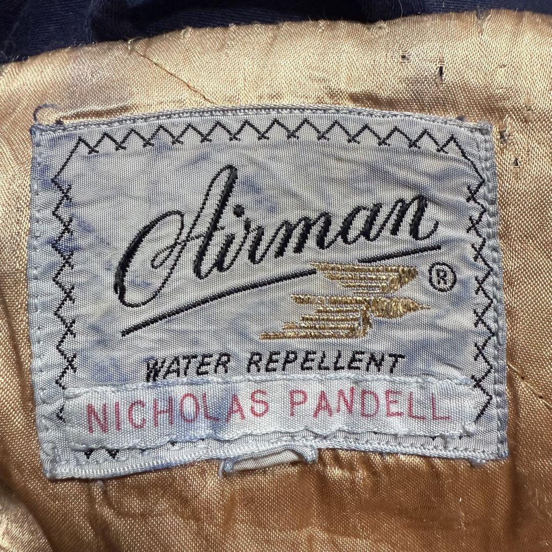 ☆50s vintage gabardine jacket ギャバジャン ナス紺
