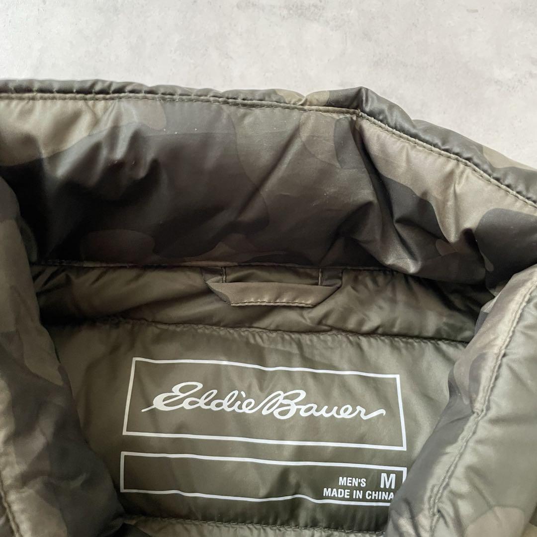 Eddie Bauer ダウンベスト　ダウン　迷彩