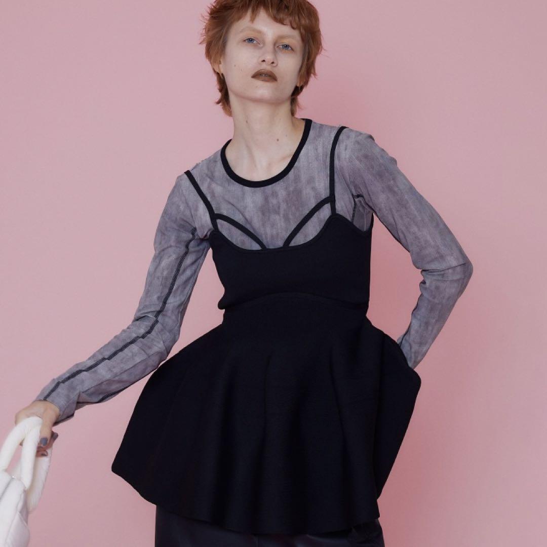 メゾンスペシャル ★ Knit Peplum Tops