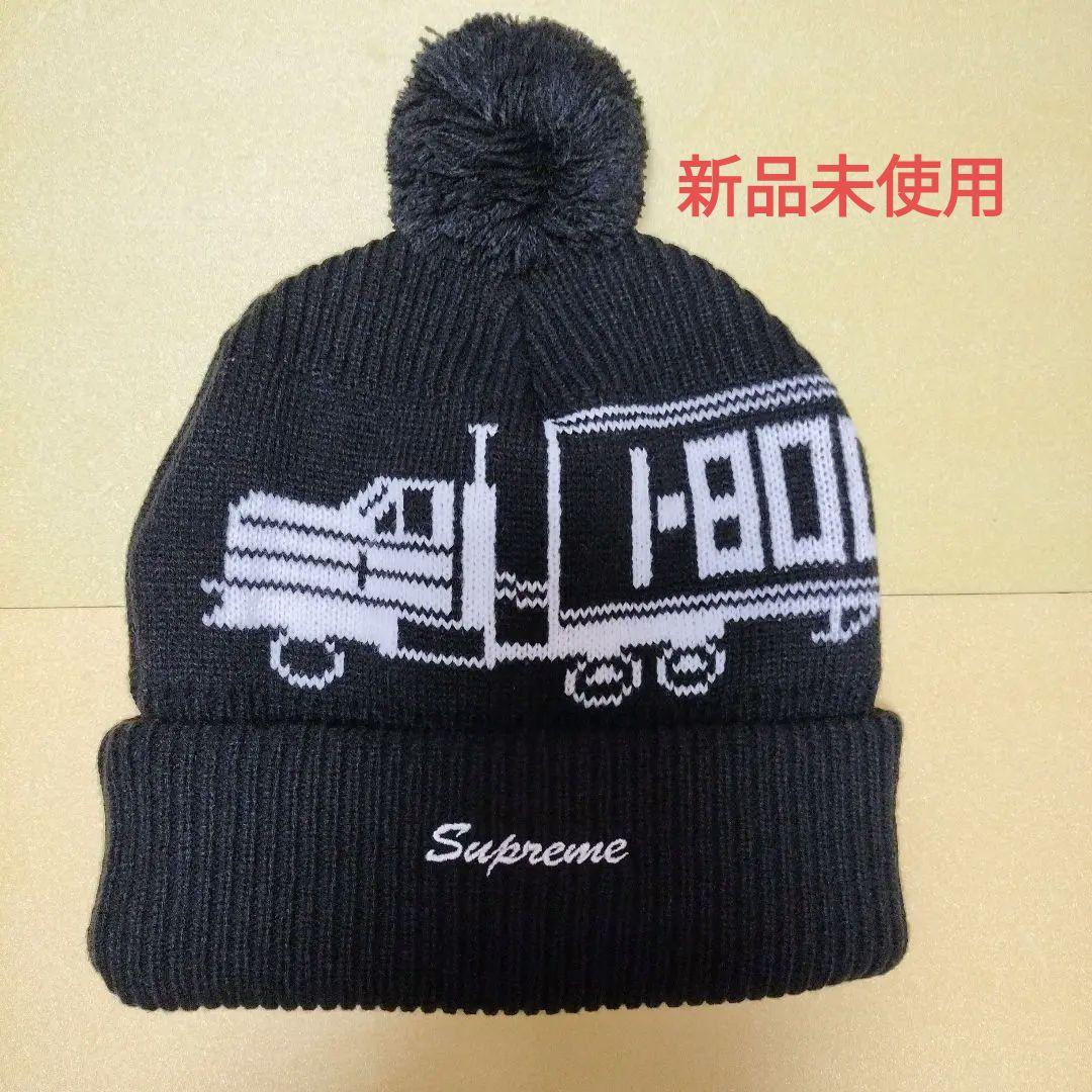 最終値下げ!Supreme ニット帽 トラックデザイン 黒 - メルカリ 最終値下げ!Supreme ニット帽 トラックデザイン 黒 - メルカリ