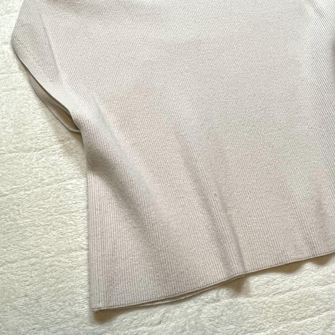 セオリーリュクス　theory luxeフレンチスリーブ　ニット　タートルネック