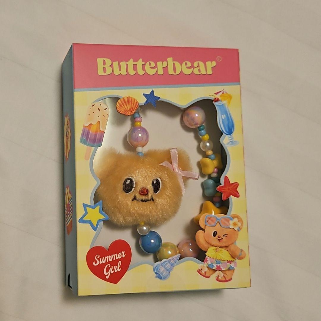 正規品 タイ butterbear バターベア ストラップ キーホルダー