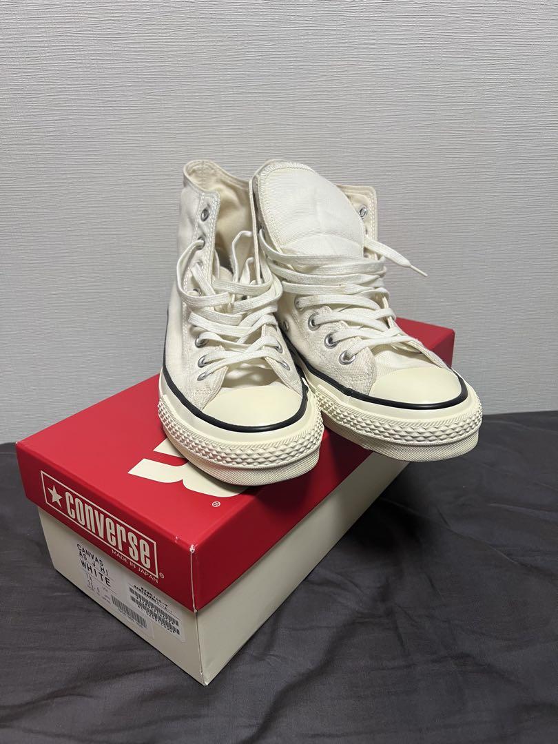 CANVAS ALL STAR J HI ホワイト 26cm