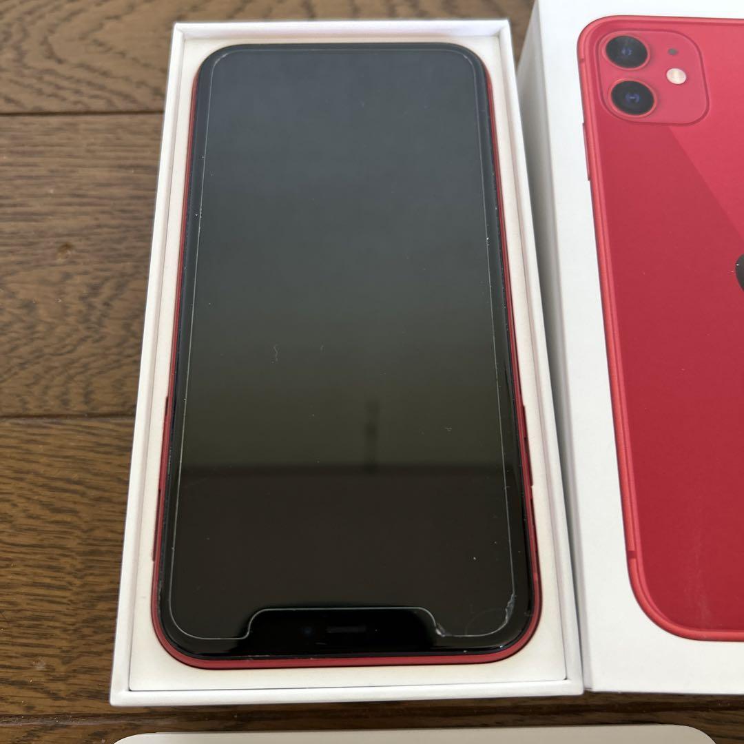 iPhone11 レッド 64GB 箱付 SIMフリー