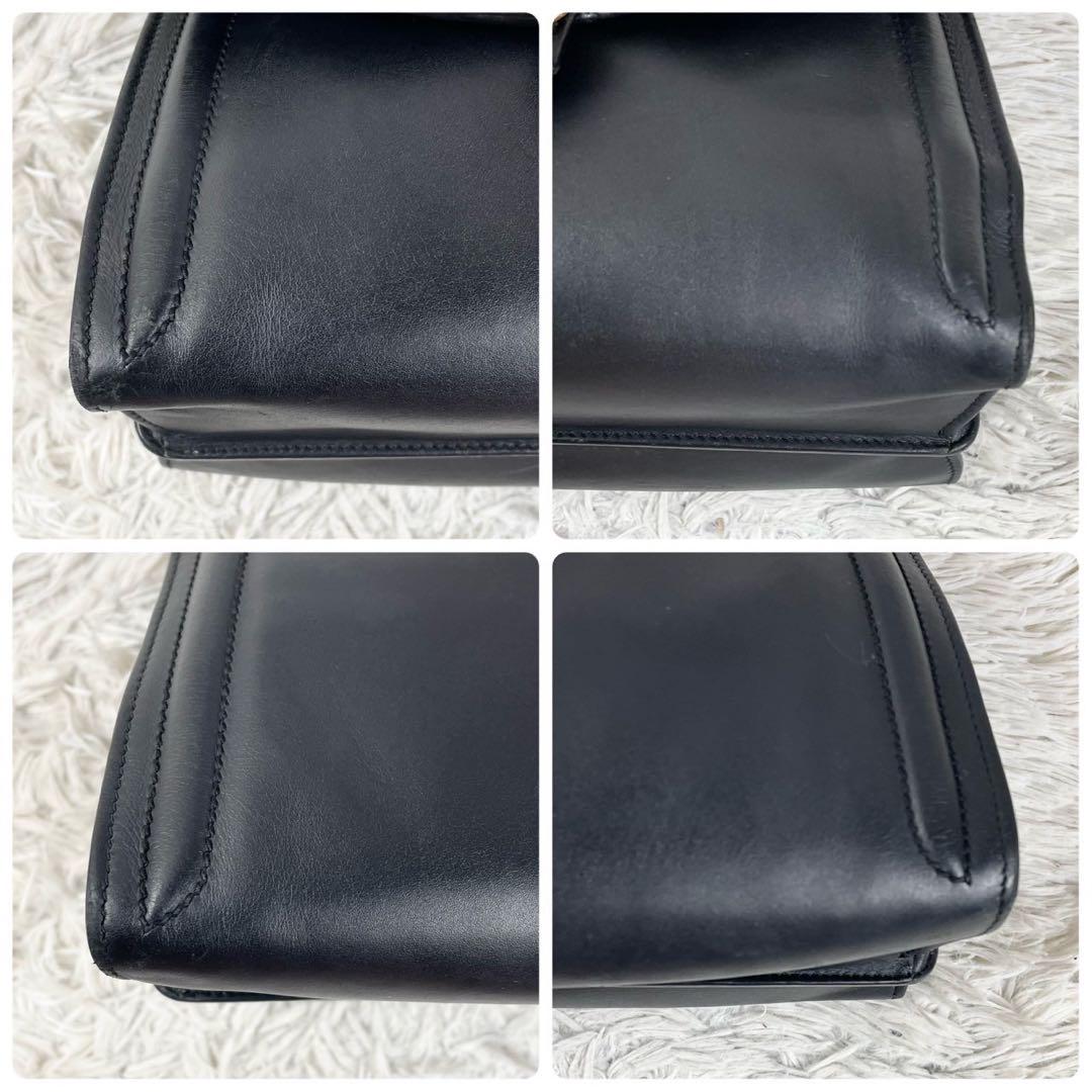 ✨極美品✨ドルチェ＆ガッバーナ　ボディーバッグ　ロゴ金具　ナイロン　レザー　黒 美品 ドルチェアンドガッバーナ レザー ショルダーバッグ