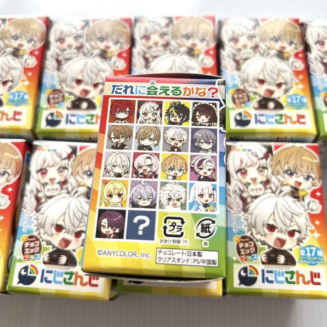フルタ製菓　にじさんじ　チョコエッグプラス　新品未開封　BOX 80個 新品未開封 にじさんじチョコエッグプラス10個 フルタ製菓 1BOX
