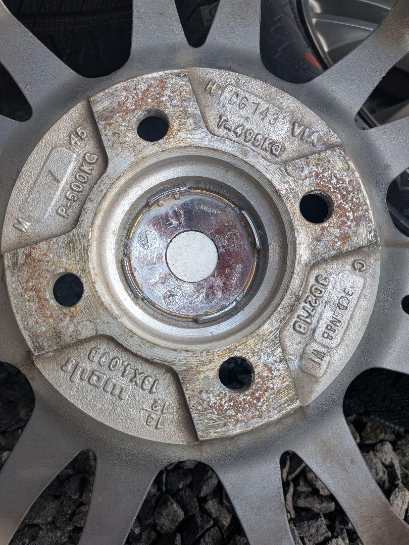 【送料込！】13インチ アルミホイール/スタッドレス　 155/65R13 　②