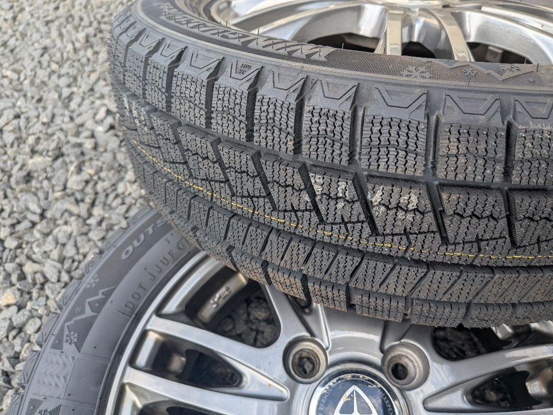 【送料込！】13インチ アルミホイール/スタッドレス　 155/65R13 　②