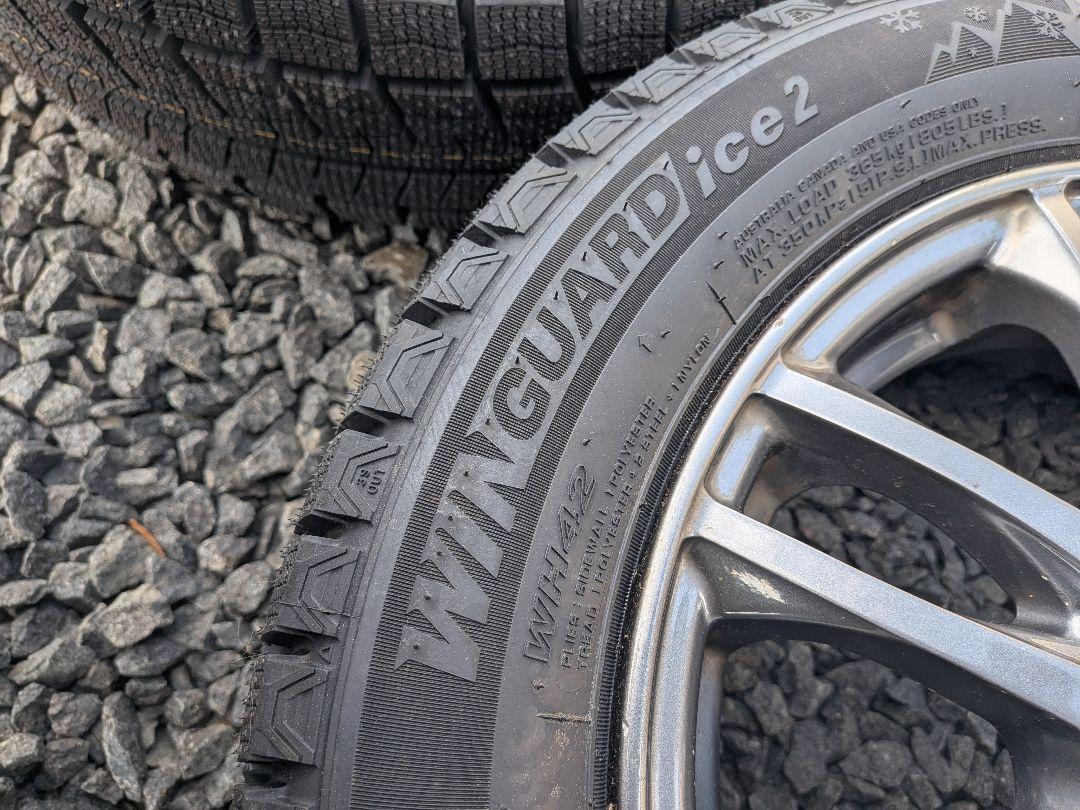 【送料込！】13インチ アルミホイール/スタッドレス　 155/65R13 　②
