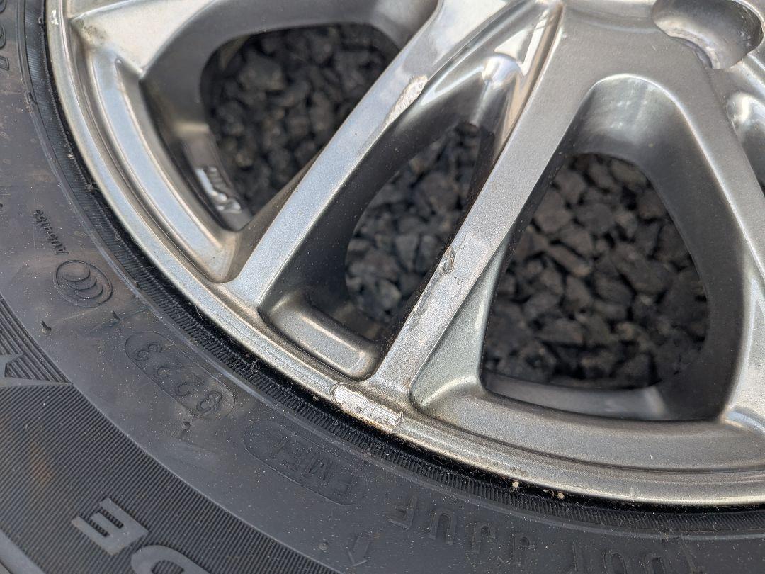 【送料込！】13インチ アルミホイール/スタッドレス　 155/65R13 　②