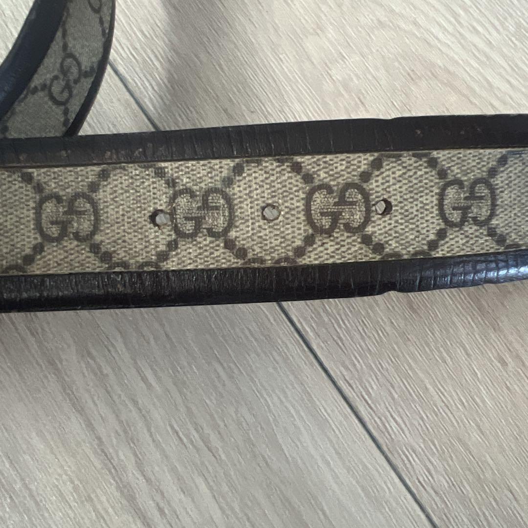 Gucci GGパターン ブラウンレザーベルト - メルカリ