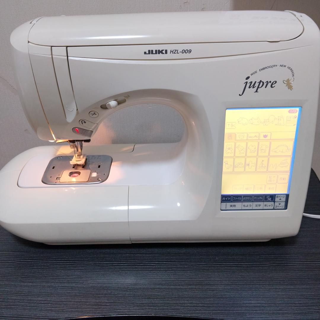 JUKI HZL-009 JUPRE コンピューターミシン+押さえいっぱい