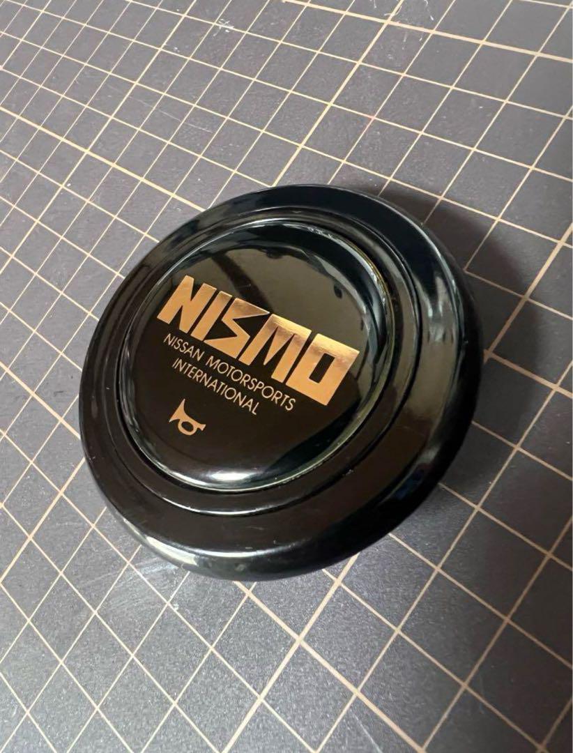 nismo ニスモ ホーンボタン 旧ロゴ 当時物 旧車　カミナリホーンボタン
