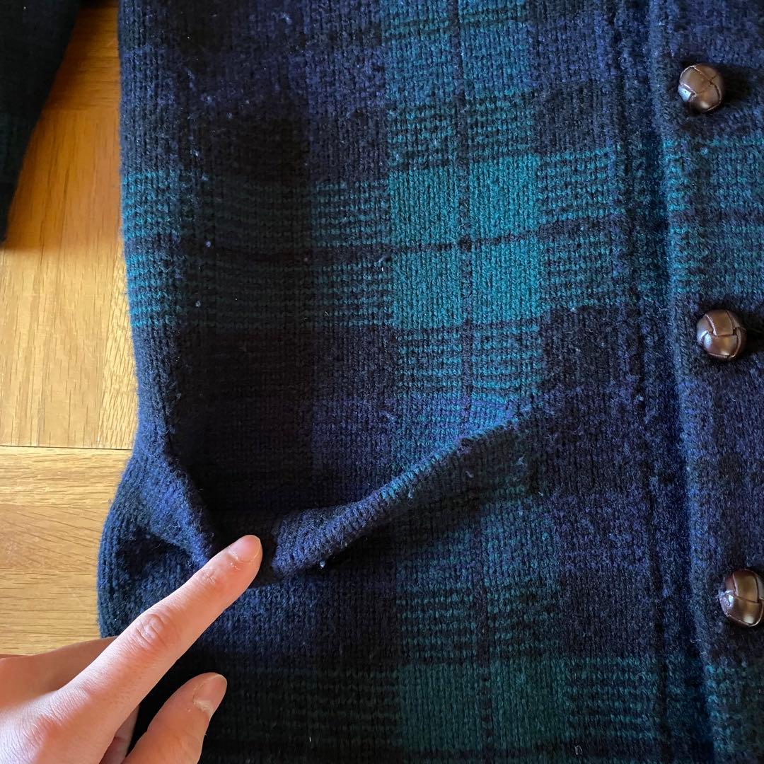 ラルフローレン　チェック カーディガン