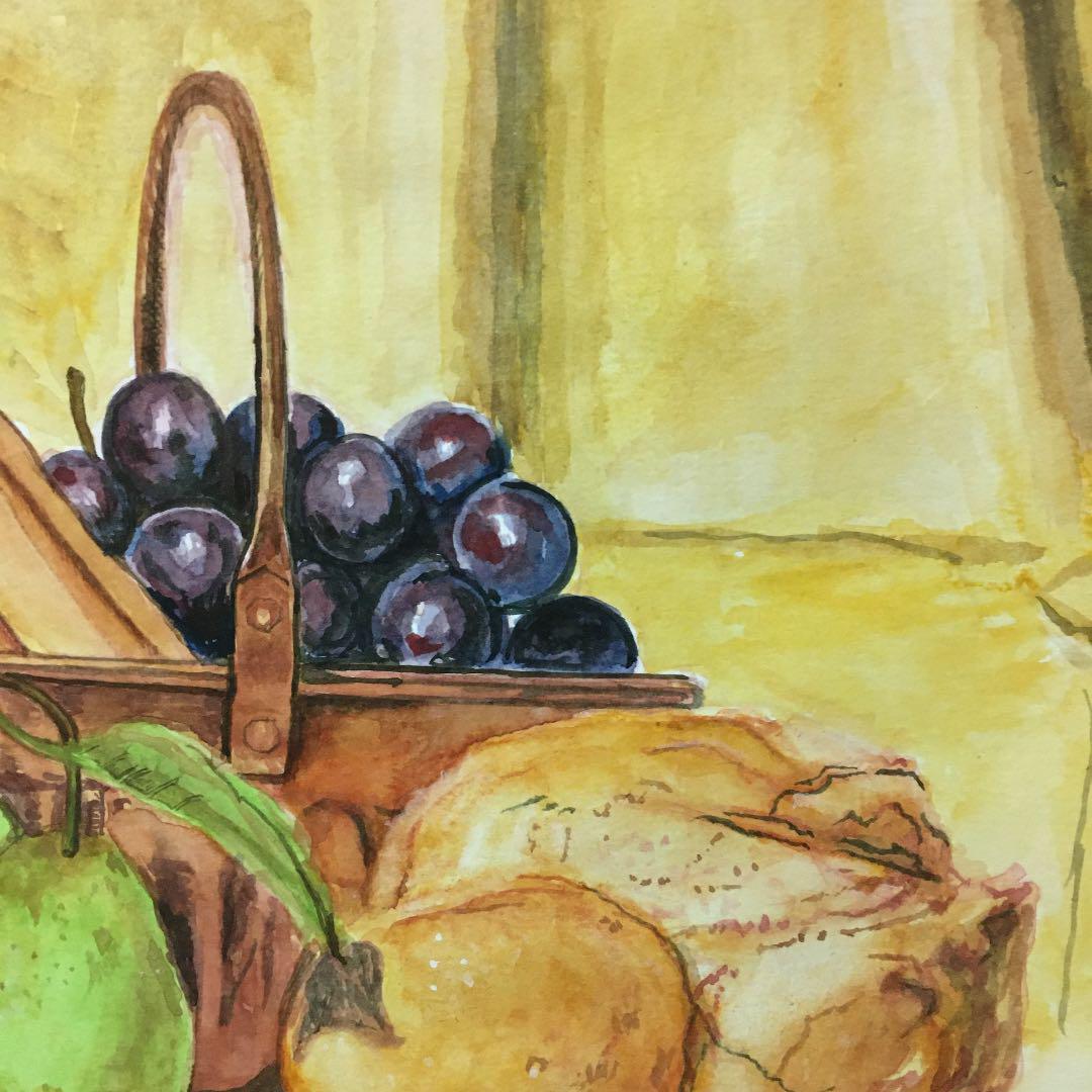 水彩画　静物画模写