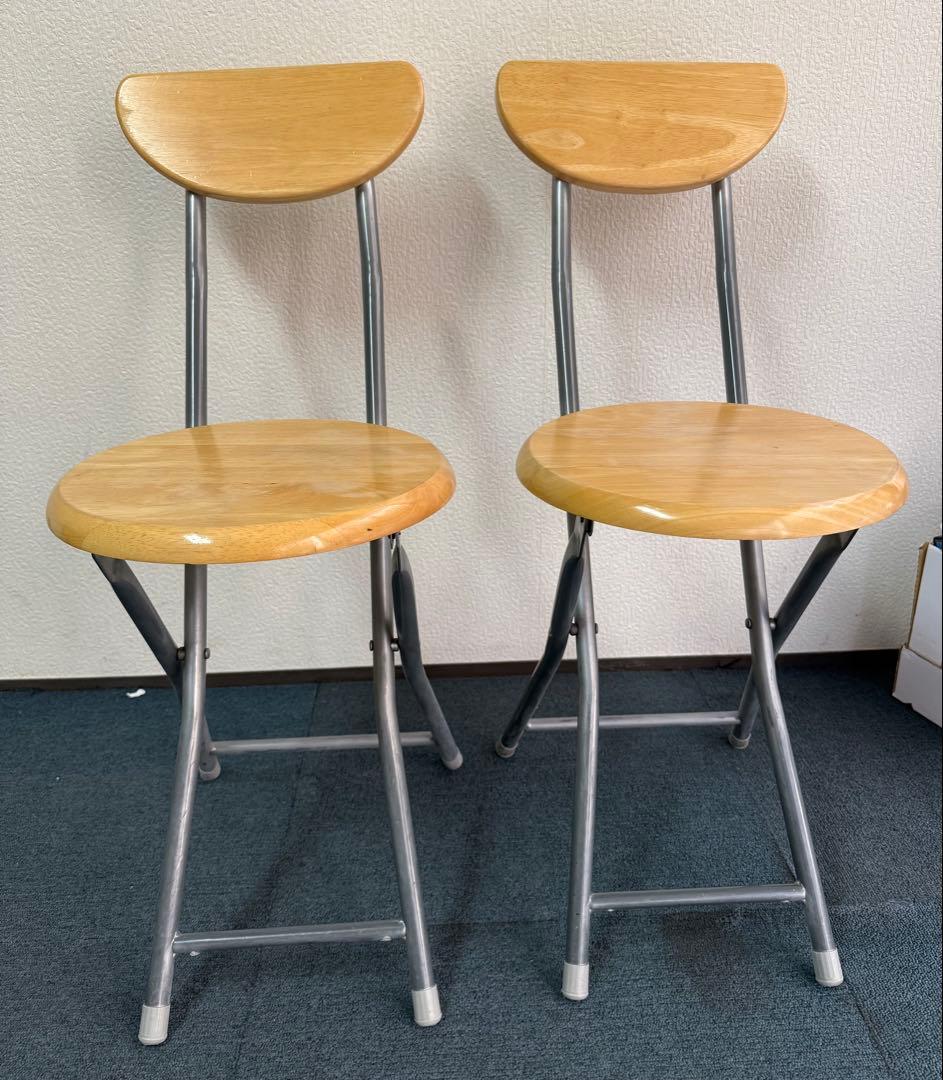 2脚セット 折りたたみ チェア 椅子 イス スツール リビングNITORI MARWIL-DEMENAGEMENTS_CH