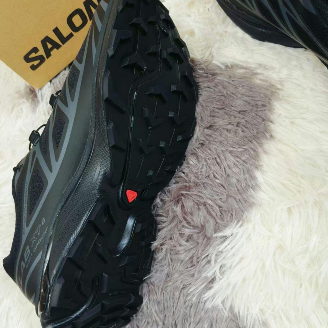 SALOMON XT-6 BLACK サロモン スニーカー 27.5CM