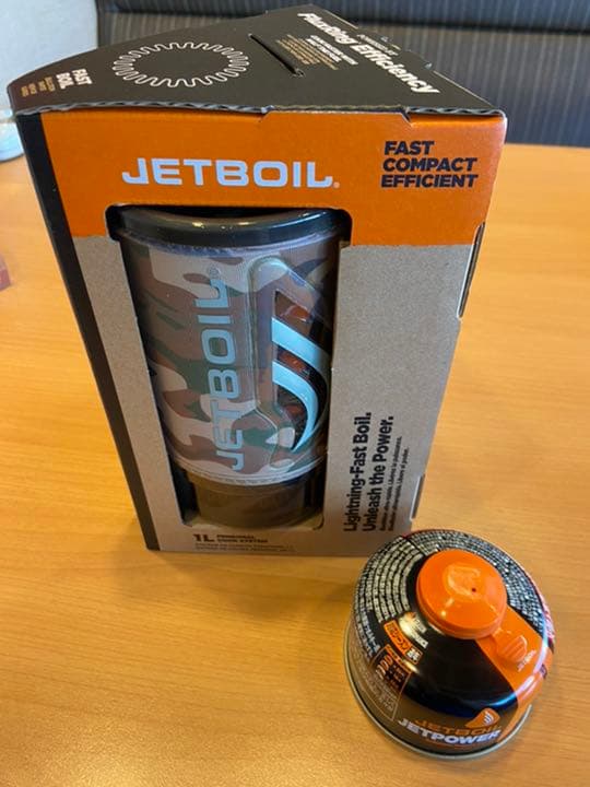 魅力の すぐに使えるOD缶付♪新品 ジェットボイル フラッシュ カモフラ