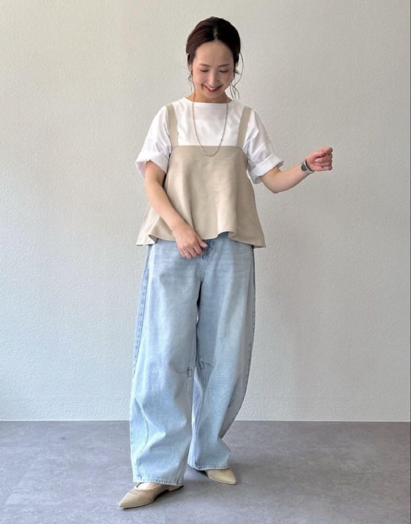 スポンディッシュビスチェ ライトベージュ