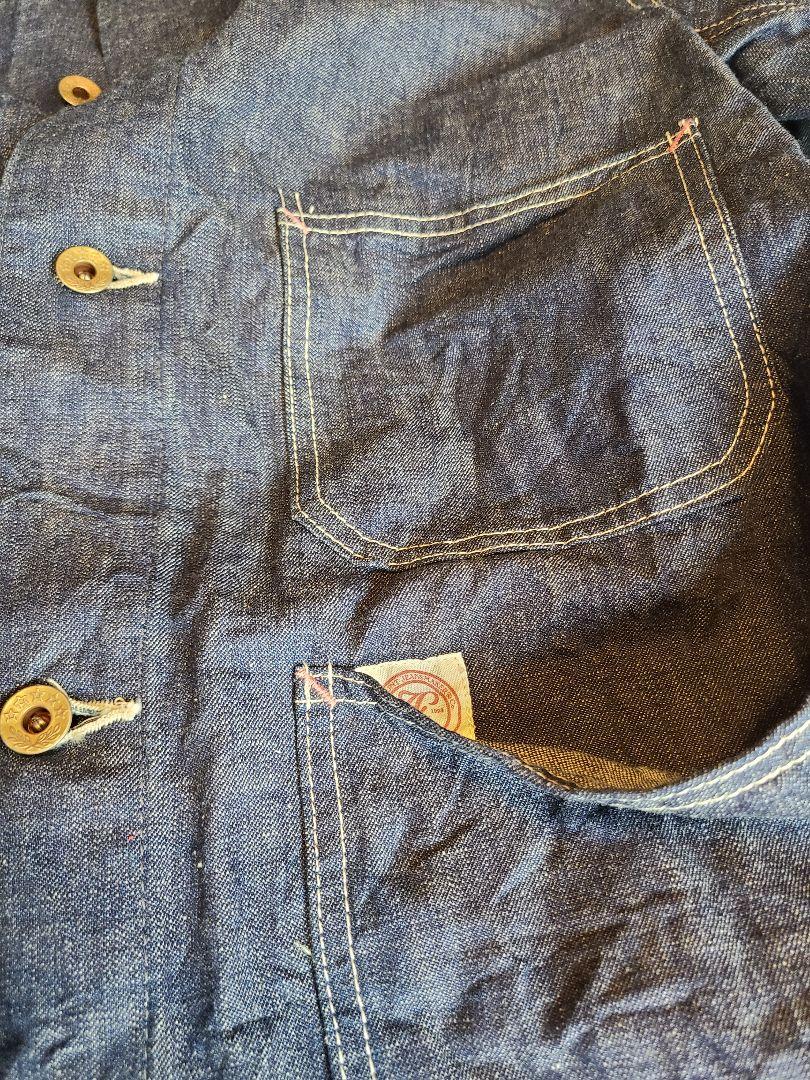 ジャケット・アウター FULLCOUNT 2015-1 Denim Chore Jacket 38