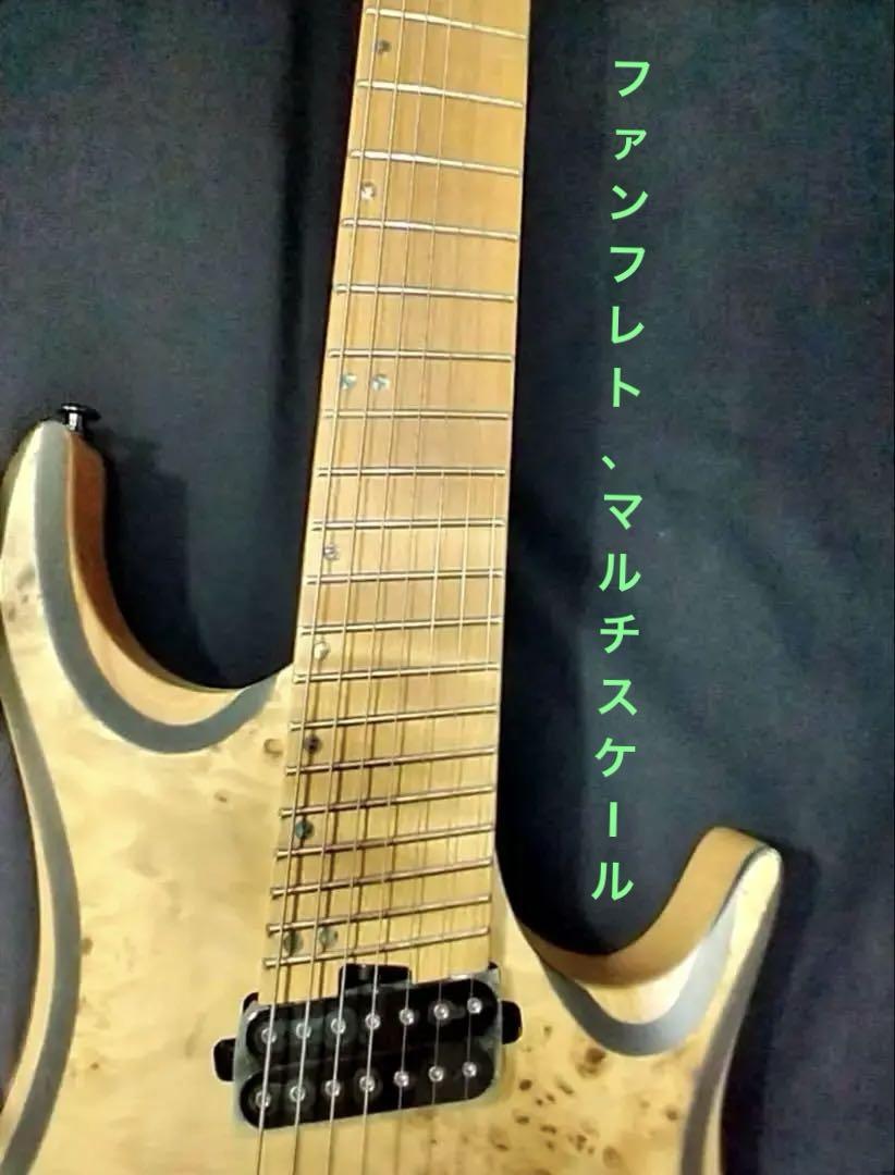 新品　オリジナル エレキギター　バールメープルトップ＆アッシュボディー 新品 オリジナル エレキギター バールメープルトップ＆アッシュ