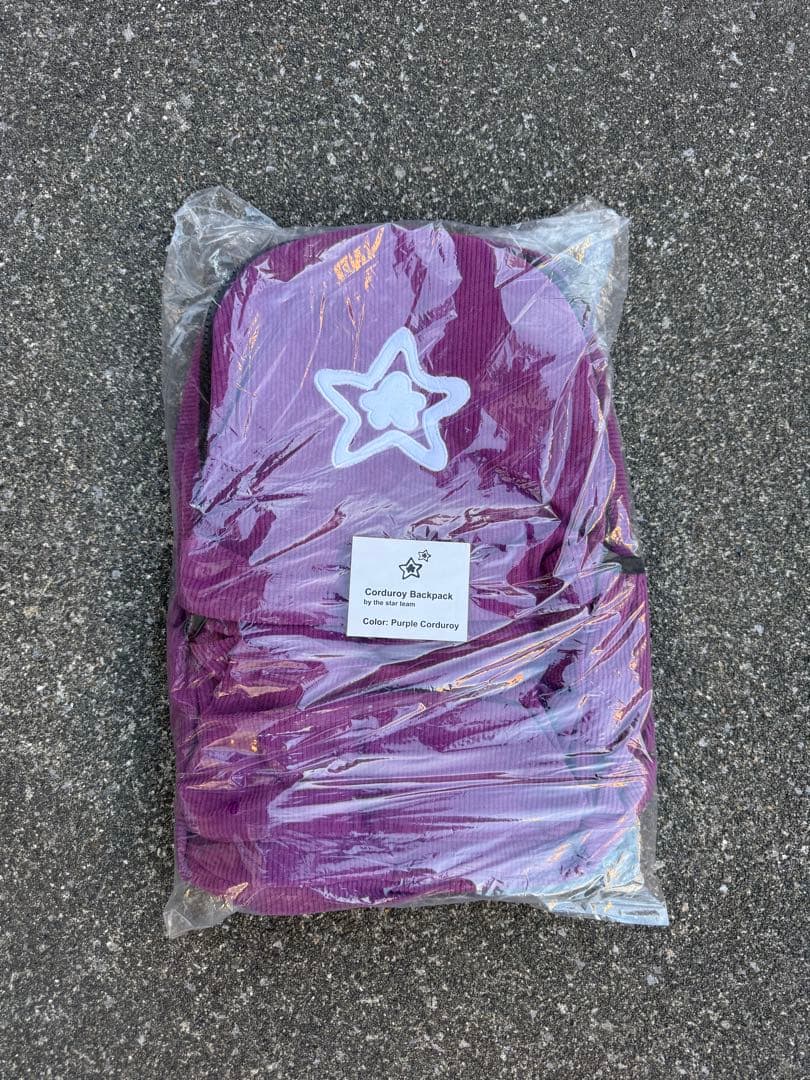 STAR TEAM BROWN CORDUROY BACKPACK