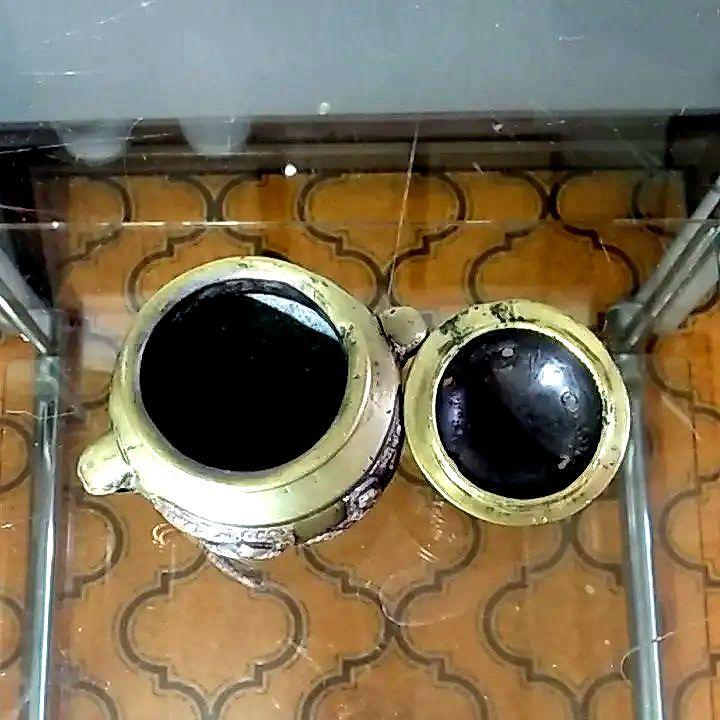 真鍮製香炉 アンティーク 美術品 置物 骨董品 レトロ - メルカリ