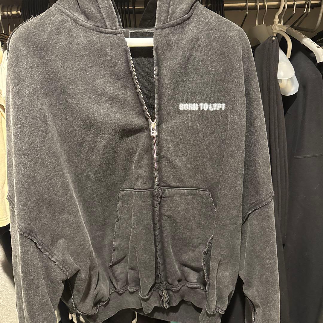 BORN TO LYFT ブラック XL パーカー