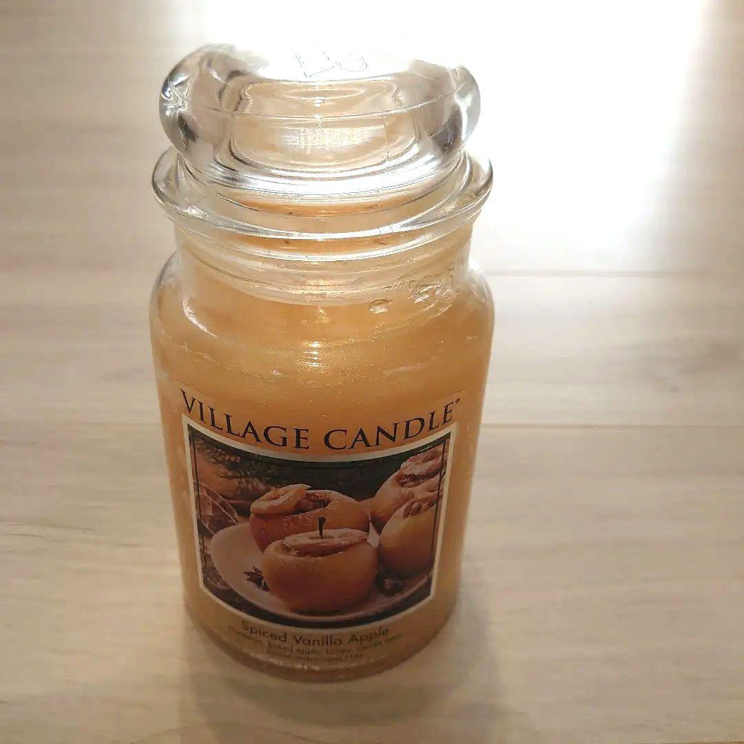 VILLAGE CANDLE スパイシー バニラ アップル　未使用アロマグッズ