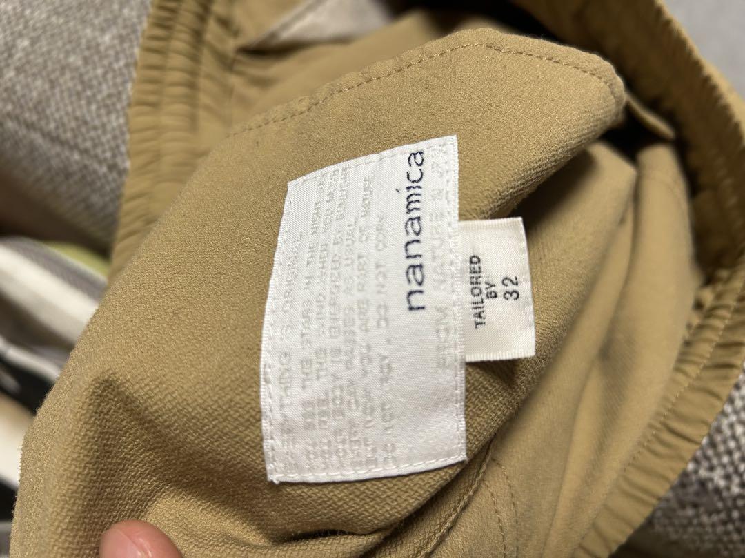 nanamica ベージュパンツ サイズ32