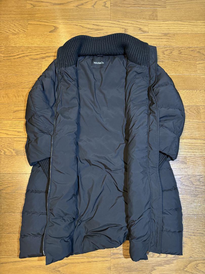 MAX&Co. 黒 ダウンジャケット ロング丈 M