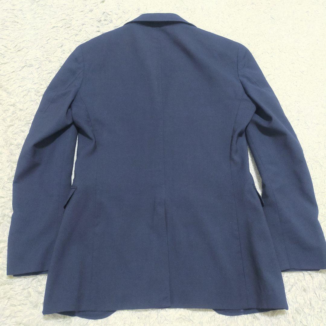 steels　スーツセレクト×マルゾット・紺ブレザー・ホップサック・銀ボタ