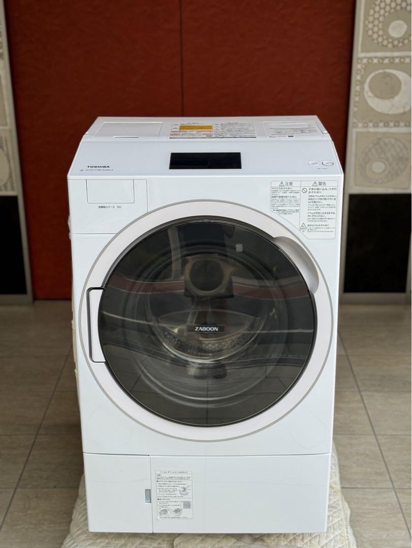 美品 東芝ドラム式洗濯機 タッチパネル TW-127X9L 2021年12kg 画像2