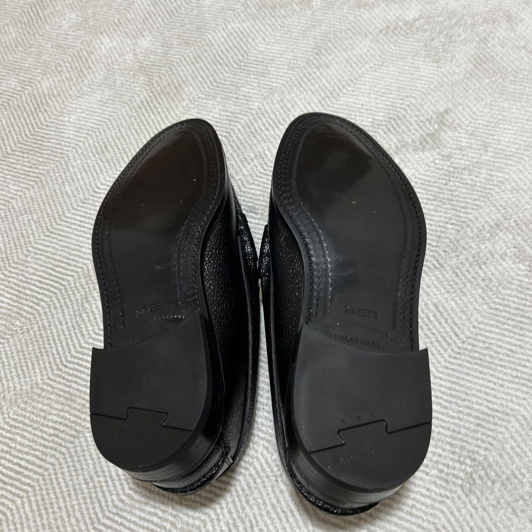 Kenford 黒 レザー ローファー
