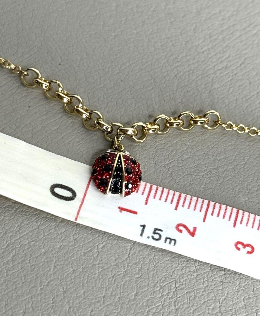 超美品✨ SWAROVSKI スワロフスキー　ブレスレット　てんとう虫　箱